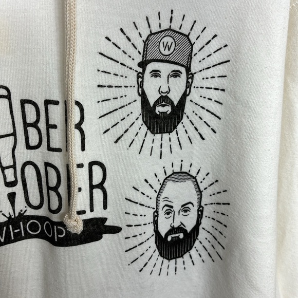 NWT Roots of Fight Boxing Sober October Men's Fleeced Hoodie XL - Picture 4 of 12